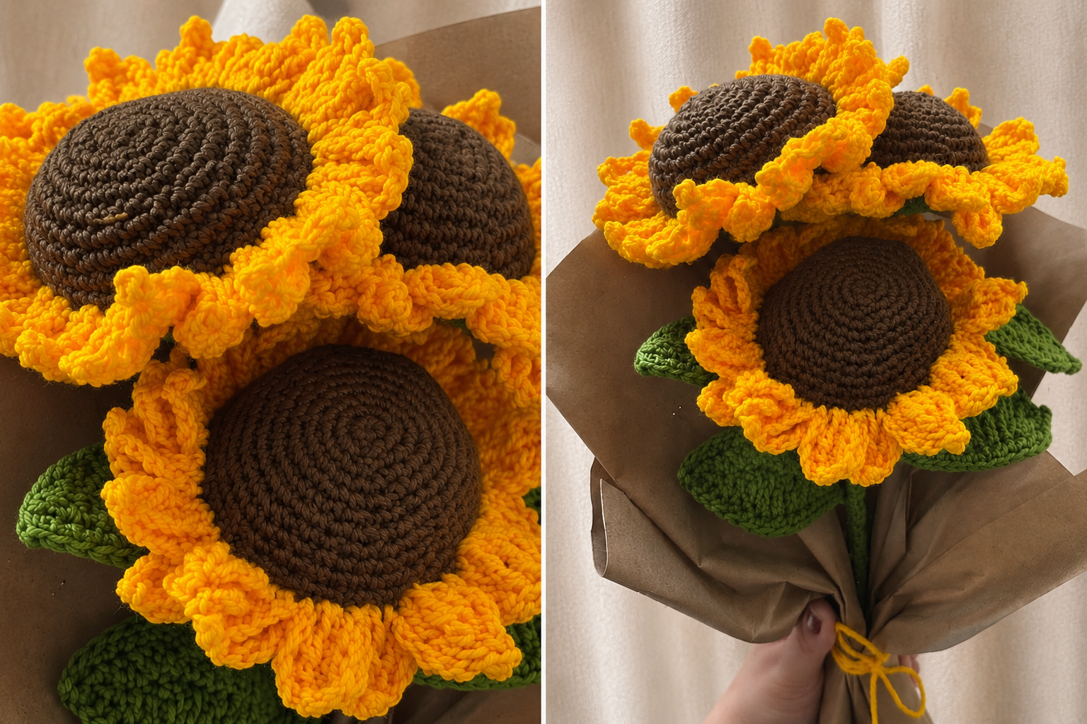 Rustic Trio Sunflower Bouquet