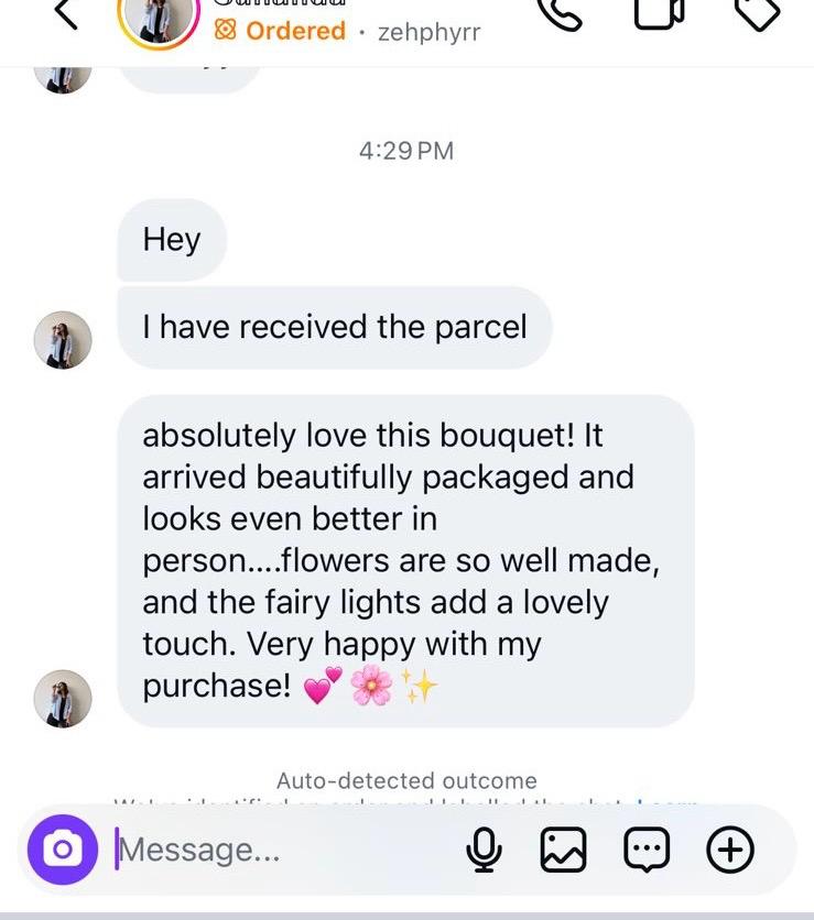 real customer photo