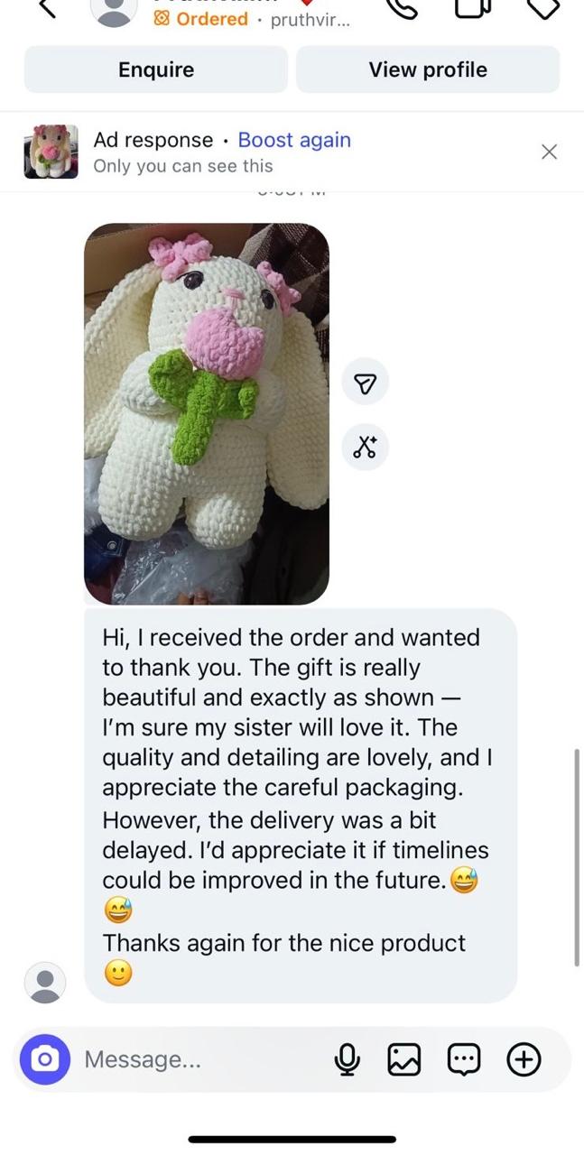 real customer photo